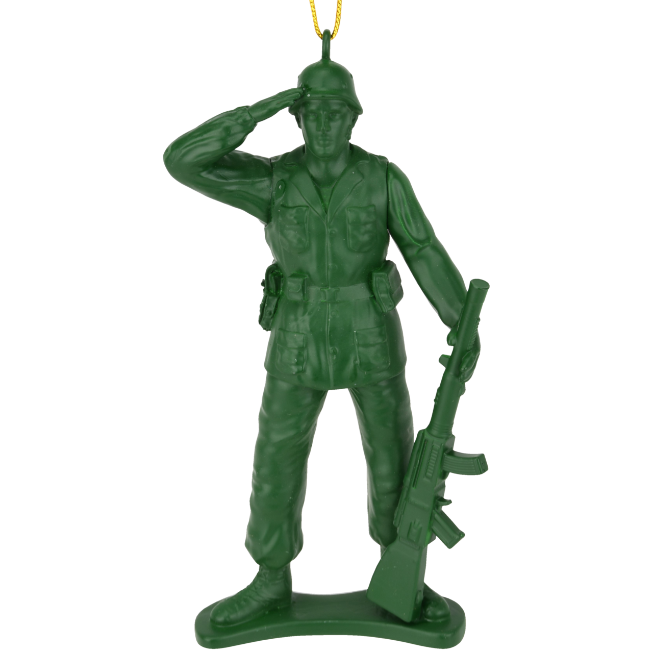 Tree Buddees Green Toy Soldier Christmas Ornament Vintage Army Man Decoration